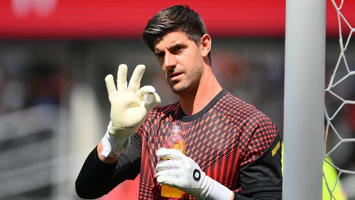 June 15, 2026; Seattle, Washington, U.S.; Belgium's Thibaut Courtois during the warm up before the match. June 15, 2026; Seattle, Washington, U.S.; Belgium's Thibaut Courtois during the warm up before the match.
