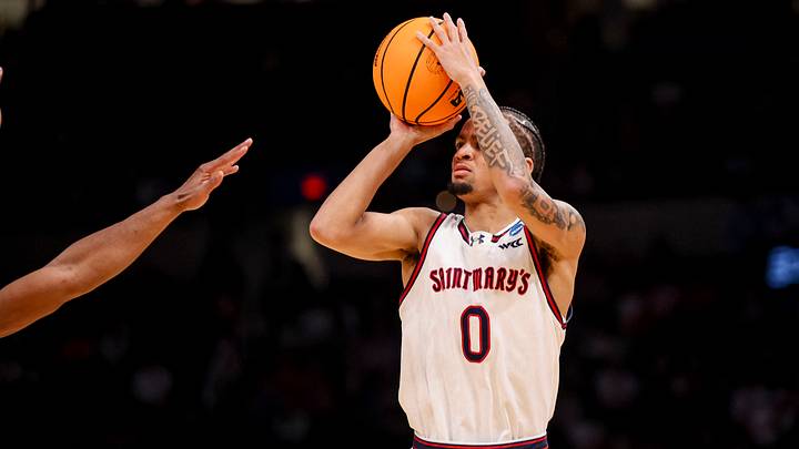 Mar 19, 2026; Oklahoma City, OK, USA; Saint Mary's (CA) Gaels guard Mikey Lewis