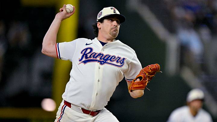 Texas Rangers starting pitcher Cal Quantrill. Texas Rangers starting pitcher Cal Quantrill.