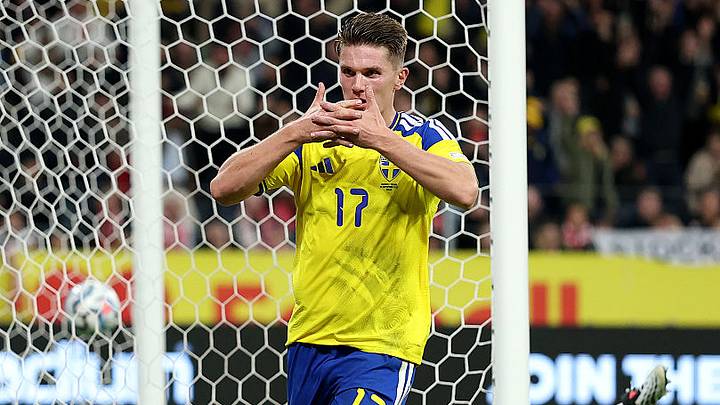 Viktor Gyökeres has been in scoring form for Sweden. Viktor Gyökeres has been in scoring form for Sweden.