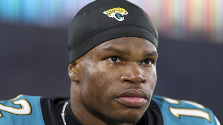 Jacksonville Jaguars wide receiver Travis Hunter