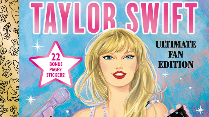 Taylor Swift Ultimate Fan Edition: A Little Golden Book Biography by Wendy Loggia and Illustrated by Elisa Chavarri. Image Credit to Little Golden Book. 