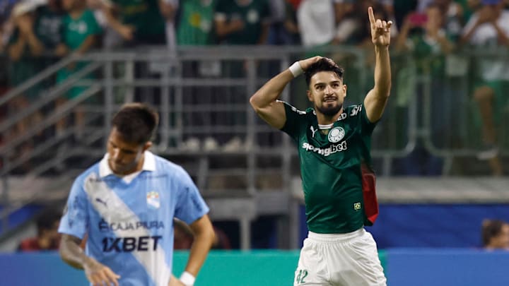 Flaco López soma 67 gols em 204 jogos pelo Palmeiras
