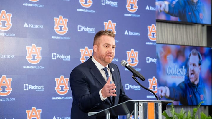 Auburn is bringing in new head coach Alex Golesh... and bringing out nearly two dozen portal exits already.