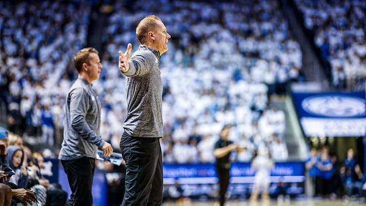 BYU head coach Kevin Young against Cincinnati BYU head coach Kevin Young against Cincinnati