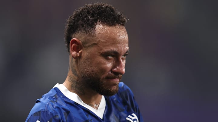 Neymar at the Al Ain v Al-Hilal - AFC Champions League Elite West Region