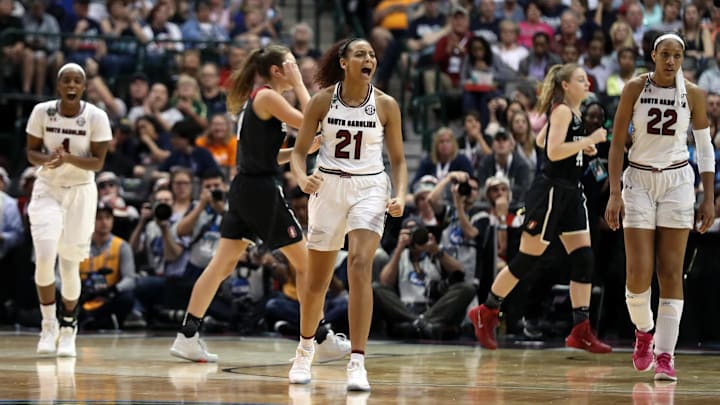 Former South Carolina basketball forward Kiki Herbert-Harrigan