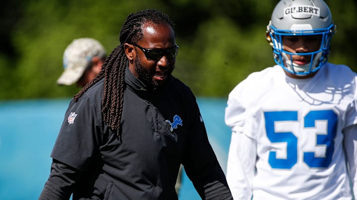 Detroit Lions linebackers coach Kelvin Sheppard.