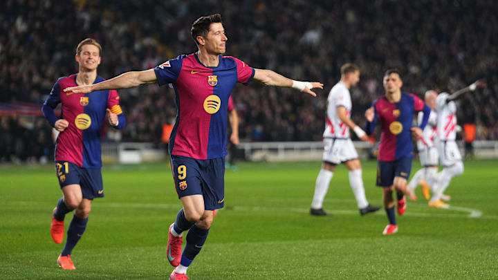 Lewandowski marcou o gol que decidiu o triunfo blaugrana