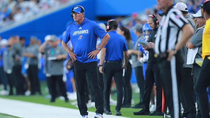 Kansas Jayhawks head coach Lance Leipold Kansas Jayhawks head coach Lance Leipold