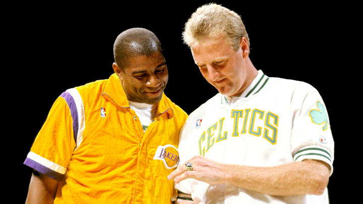Magic Johnson and Larry Bird's Converse Weapon sneakers dropped in a limited-edition collaboration.