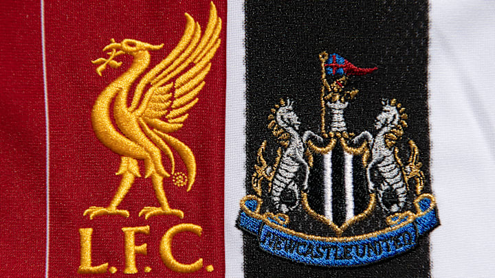 The Liverpool and Newcastle United Club Crests