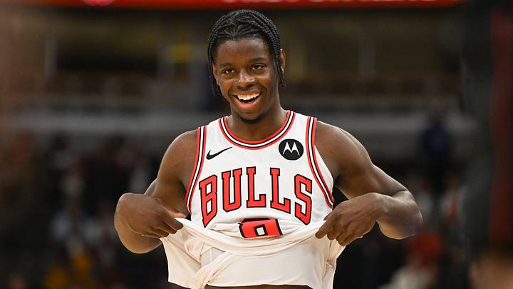 Oct 9, 2026; Chicago, Illinois, USA; Chicago Bulls forward Caleb Wilson (8) during the second half against the Memphis Grizzlies at United Center. Mandatory Credit: Matt Marton-Imagn Images Oct 9, 2026; Chicago, Illinois, USA; Chicago Bulls forward Caleb Wilson (8) during the second half against the Memphis Grizzlies at United Center. Mandatory Credit: Matt Marton-Imagn Images