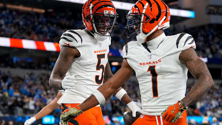 The Bengals can celebrate along with their receivers after signing Higgins and Chase contracts totaling $266 million Sunday night.