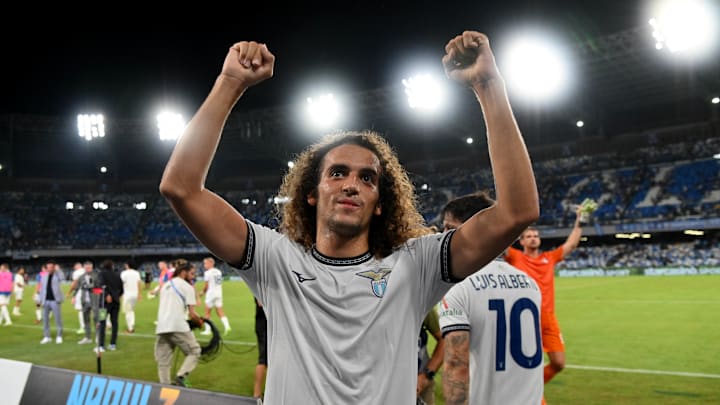 Mattéo Guendouzi sous ses nouvelles couleurs à la Lazio Rome