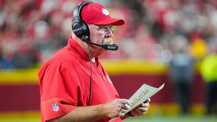 Aug 28, 2026; Kansas City, Missouri, USA; Kansas City Chiefs head coach Andy Reid watches play against theSeattle Seahawks during the first half of the game at Arrowhead Stadium. Mandatory Credit: Denny Medley-Imagn Images Aug 28, 2026; Kansas City, Missouri, USA; Kansas City Chiefs head coach Andy Reid watches play against theSeattle Seahawks during the first half of the game at Arrowhead Stadium. Mandatory Credit: Denny Medley-Imagn Images
