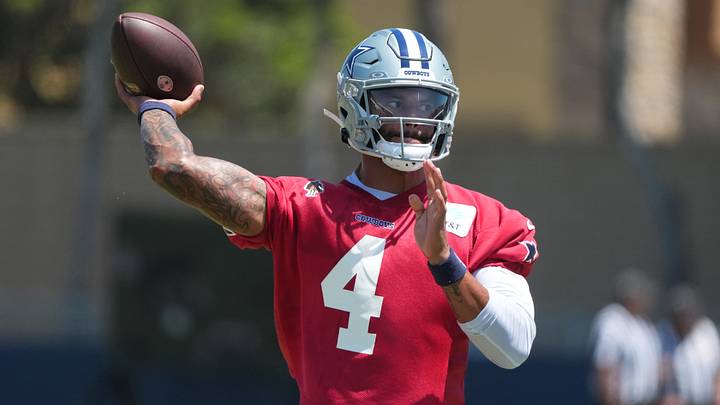 Dallas Cowboys quarterback Dak Prescott. Dallas Cowboys quarterback Dak Prescott.