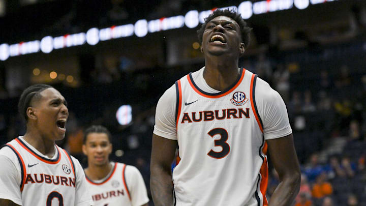 Auburn Tigers forward Keshawn Murphy nearly had a double-double against Mississippi State.