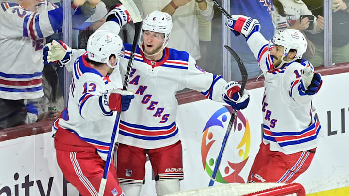 Mar 30, 2024; Tempe, Arizona, USA; New York Rangers
