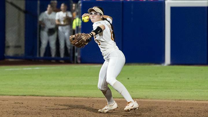 Jun 6, 2025; Oklahoma City, OK, USA;  Texas Longhorns utility Leighann Goode 
