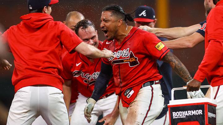 It's a moment the Braves catcher has waited his whole life for It's a moment the Braves catcher has waited his whole life for