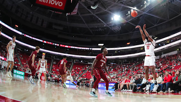 NC State basketball guard Dennis Parker Jr.