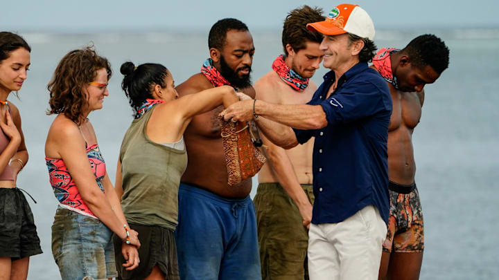 “Episode Several” – A rogue vote at the last tribal council launches a blame game throughout camp. Players must keep their balance to keep their game alive and win immunity. Then, castaways must decide between past loyalties and future strategies in one of the most important tribal councils of the season, on SURVIVOR, Wednesday, April 10 (8:00-9:30 PM, ET/PT) on the CBS Television Network, and streaming on Paramount+ (live and on demand for Paramount+ with SHOWTIME subscribers, or on-demand for