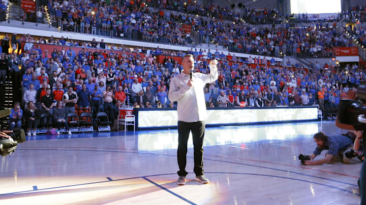 The Florida Gators introduced "Billy Donovan Court" in 2020. The Florida Gators introduced "Billy Donovan Court" in 2020.