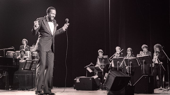 Marvin Gaye in concert