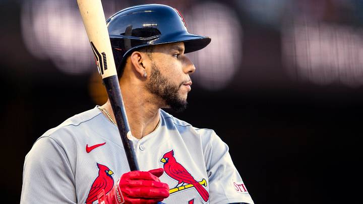 Sep 7, 2026; San Francisco, California, USA; St. Louis Cardinals left fielder Joshua Baez (22) bats against the San Francisco Giants during the second inning at Oracle Park. Mandatory Credit: John Hefti-Imagn Images Sep 7, 2026; San Francisco, California, USA; St. Louis Cardinals left fielder Joshua Baez (22) bats against the San Francisco Giants during the second inning at Oracle Park. Mandatory Credit: John Hefti-Imagn Images