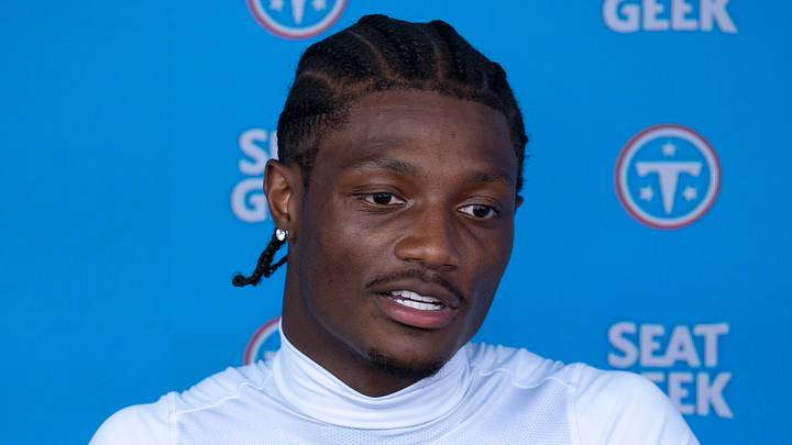 Tennessee Titans wide receiver Carnell Tate Tennessee Titans wide receiver Carnell Tate