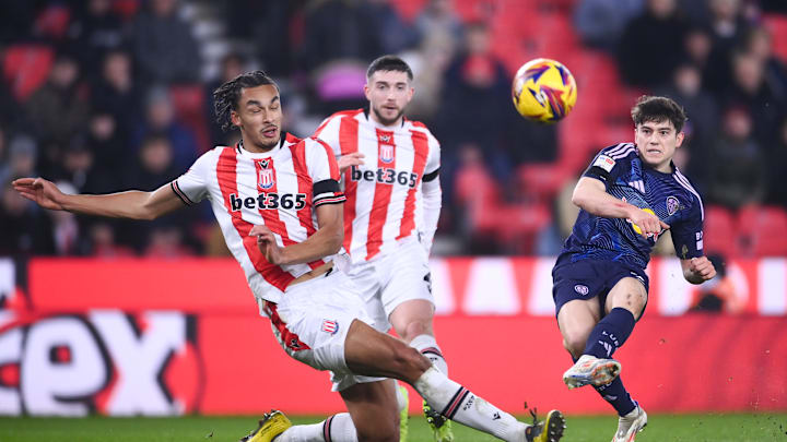 Ashley Phillips in action against Leeds United