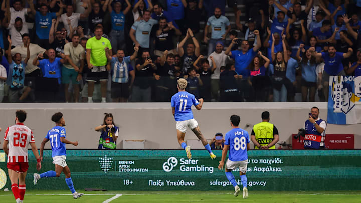 Jajá, do Pafos, fez gol histórico