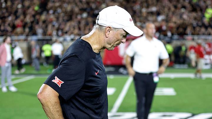 Sep 18, 2026; Lubbock, Texas, USA; Houston Cougars head coach Willie Fritz reacts after the game against the Texas Tech Red Raiders at Galaxy Stadium. Mandatory Credit: Michael C. Johnson-Imagn Images Sep 18, 2026; Lubbock, Texas, USA; Houston Cougars head coach Willie Fritz reacts after the game against the Texas Tech Red Raiders at Galaxy Stadium. Mandatory Credit: Michael C. Johnson-Imagn Images