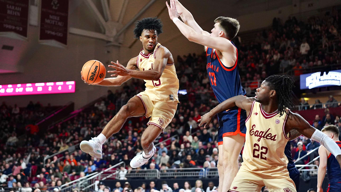 Boston College Men's Basketball Comes Up Short Against No. 17 Virginia