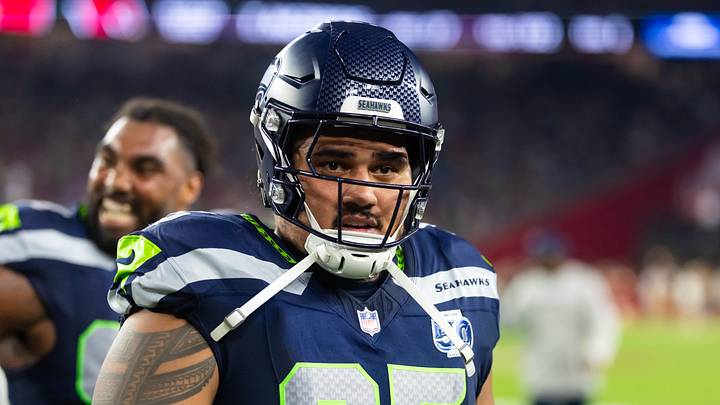 Sep 25, 2025; Glendale, Arizona, USA; Seattle Seahawks tackle Brandon Pili (95) against the Arizona Cardinals at State Farm Stadium. Mandatory Credit: Mark J. Rebilas-Imagn Images Sep 25, 2025; Glendale, Arizona, USA; Seattle Seahawks tackle Brandon Pili (95) against the Arizona Cardinals at State Farm Stadium. Mandatory Credit: Mark J. Rebilas-Imagn Images