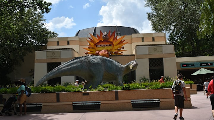 Entry to Dinosaur - the ride. Photo credit: Brian Miller