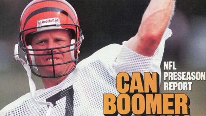 Boomer Esiason was on the cover of the August 7th, 1989 NFL season preview issue.