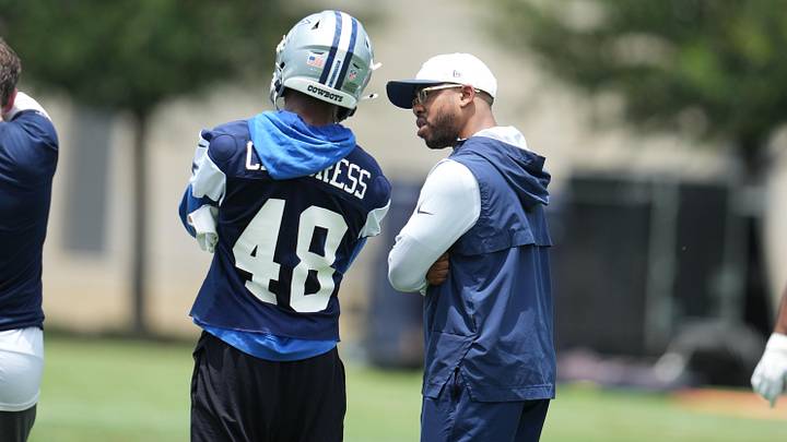Dallas Cowboys defensive coordinator Christian Parker.