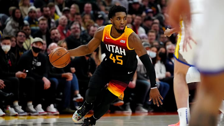 Utah Jazz guard Donovan Mitchell.