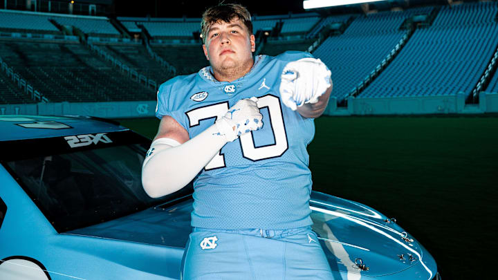 Mason Wilhelm on his official visit to North Carolina