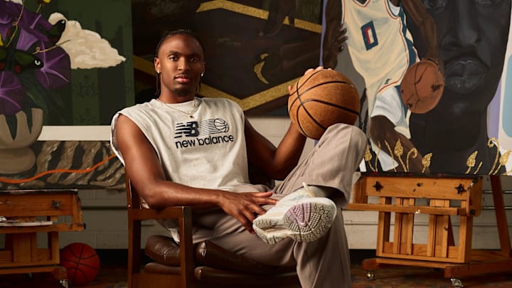 Tyrese Maxey is getting a signature New Balance basketball shoe.