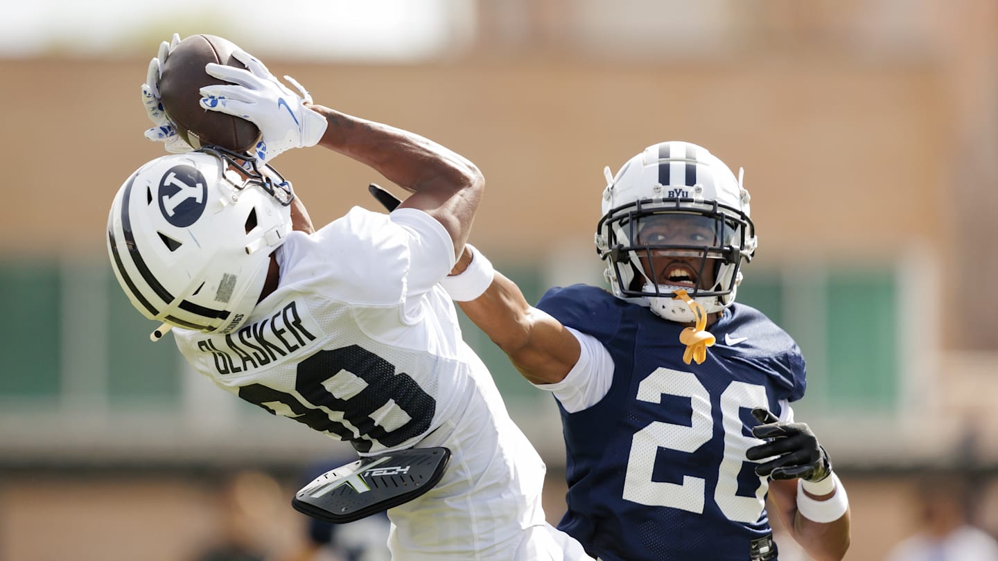 BYU Freshman WR Legend Glasker Has Looked Like the Next Big Thing in Spring Camp