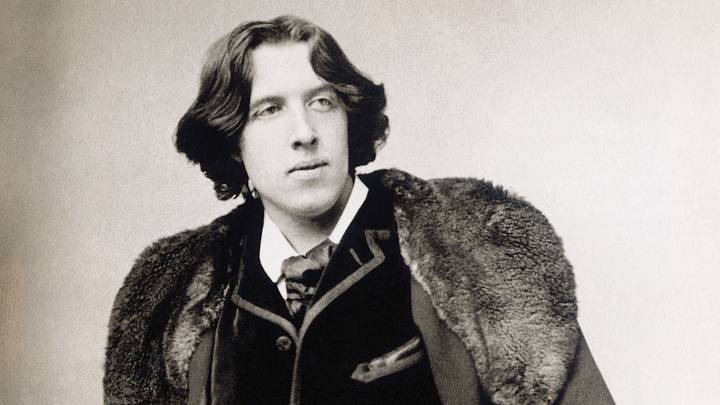 Portrait of Irish poet and playwright Oscar Wilde. Portrait of Irish poet and playwright Oscar Wilde.