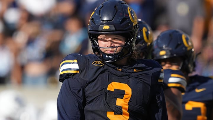 Sep 6, 2025; Berkeley, California, USA; California Golden Bears linebacker TJ Bush Jr. (3) during the third quarter against the Texas Southern Tigers at California Memorial Stadium. Sep 6, 2025; Berkeley, California, USA; California Golden Bears linebacker TJ Bush Jr. (3) during the third quarter against the Texas Southern Tigers at California Memorial Stadium.