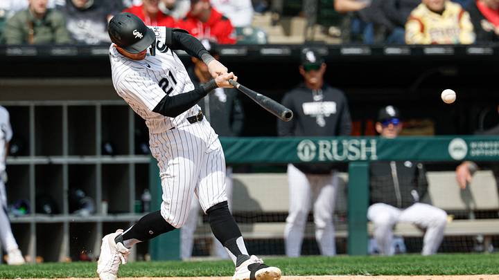 Chicago White Sox left fielder Austin Hays.