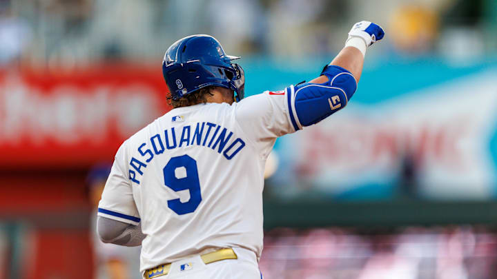 Kansas City Royals first base Vinnie Pasquantino is a great prop target on Sunday.