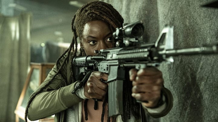 Danai Gurira as Michonne - The Walking Dead: The Ones Who Live _ Season 1, Episode 5 - Photo Credit: Gene Page/AMC