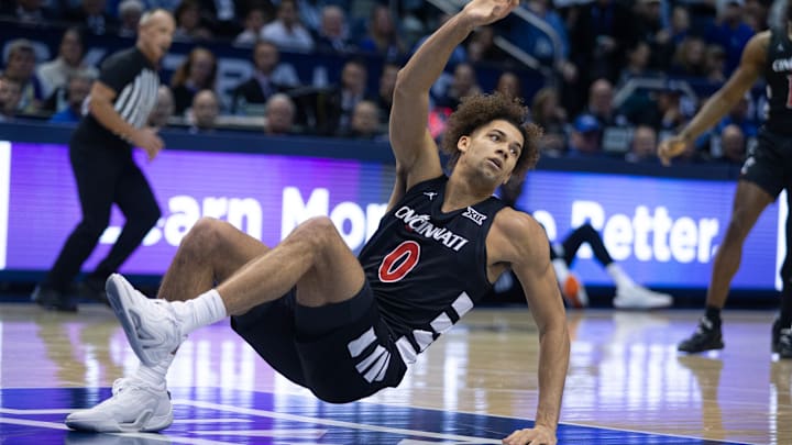 Cincinnati Bearcats take on Kansas Jayhawks at Allen Fieldhouse in 2024