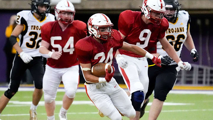 Gustavo Gomez of West Hancock is one of the top returning running backs in Class A in Iowa high school football.